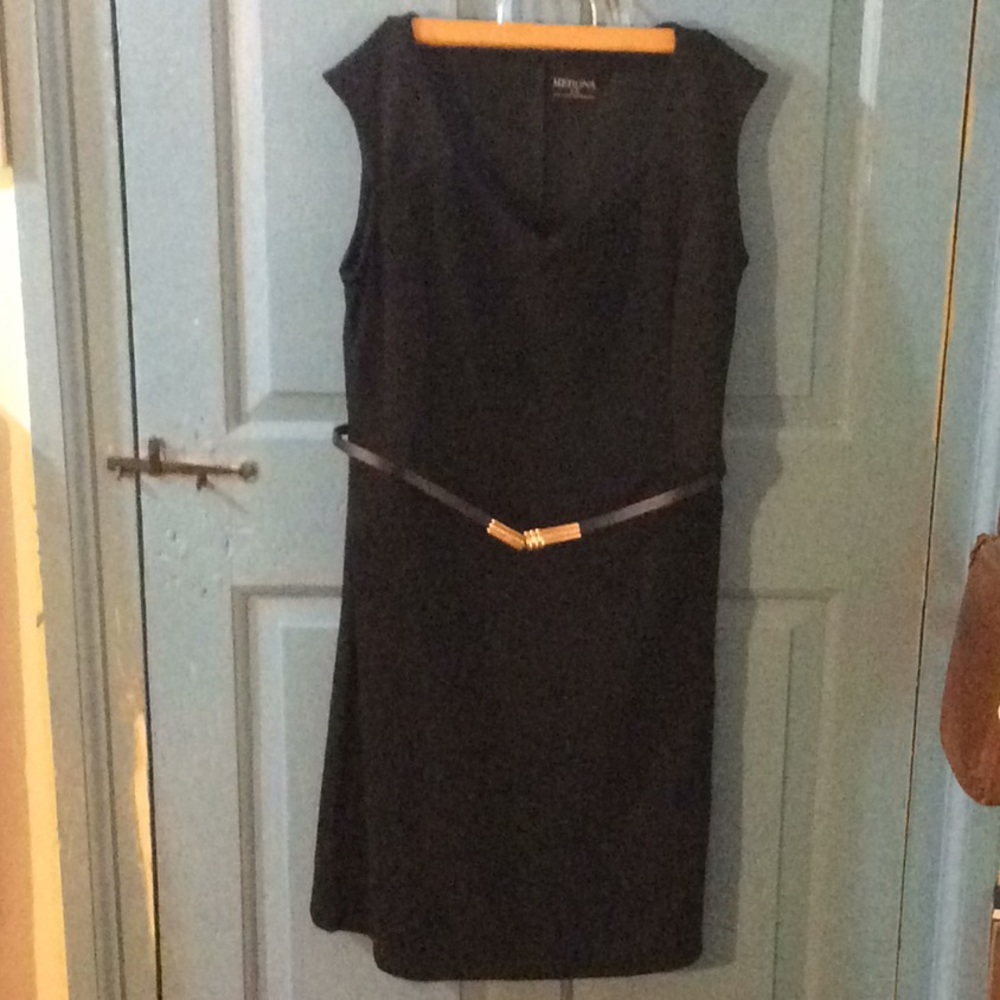 Black Ponte Dress Size Lg.